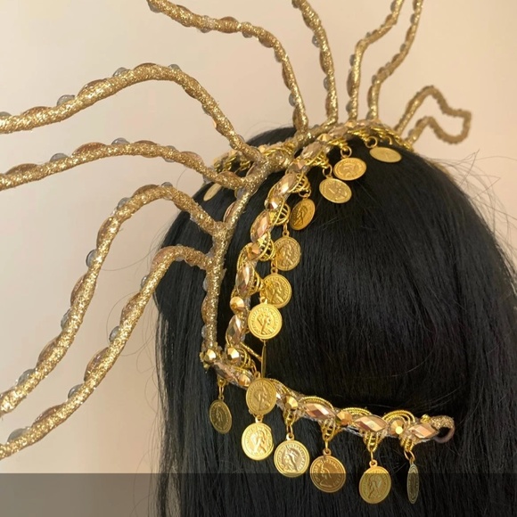 Gold Medusa Headpiece